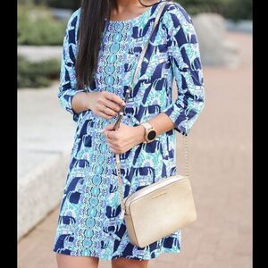 Lilly Pulitzer Alpaca My Bags Printed Dress Size XXS